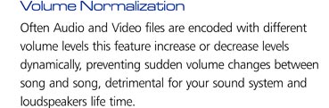 Volume Normalization